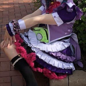 Maid cafe lolita fashion dress Japan Idol Halloween Cosplay Costume skirt